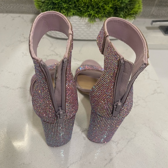 Lilac Gianni Bini Strap Heels - Picture 3 of 6